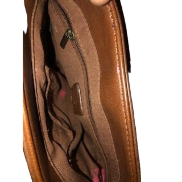 Generic Unbranded Brown Faux Leather Crossbody Purse - Picture 8 of 10